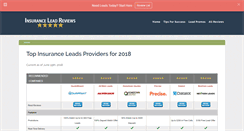 Desktop Screenshot of insuranceleadreviews.com