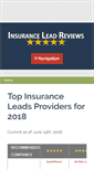 Mobile Screenshot of insuranceleadreviews.com